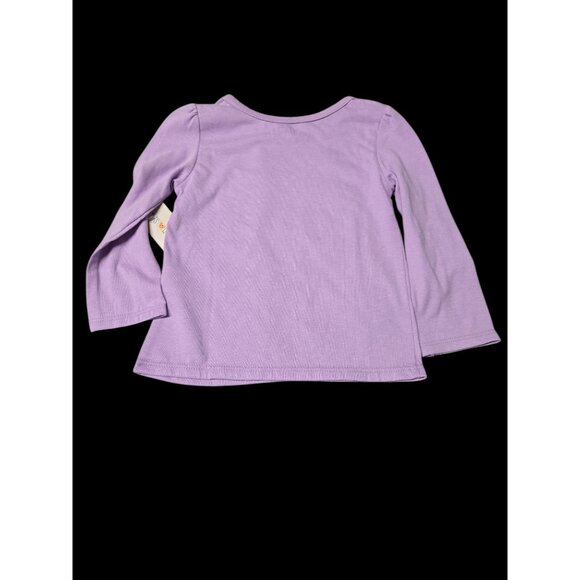 NWT Infant Girls Purple "Best Friends" Long Sleeve Shirt Size 18M - Picture 2 of 3